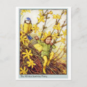 Winter-Jasmin-Fee Postkarte (Vorderseite)