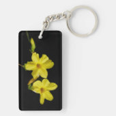 Winter-Jasmine-Schlüsselring Schlüsselanhänger (Rückseite)