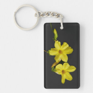 Winter-Jasmine-Schlüsselring Schlüsselanhänger