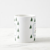 Winter Joy Fox Rabbit Roboggange Urlaub Kaffeetasse (Mittel)