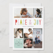 Winter Joy Holiday Card Feiertagskarte (Vorderseite)