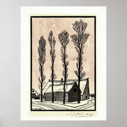 Winter - Julie de Graag Poster (Vorne)