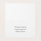 Winter Junco - Glück und Freude wünschen (Innenseite Aufgefaltet)