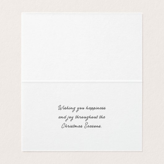 Winter Junco - Glück und Freude wünschen (Innenseite Aufgefaltet)