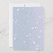 Winter-Jungen-Einladung Einladung (Rückseite)