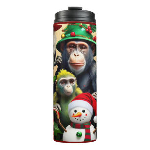 "Winter Jungle Escapade" Thermosbecher