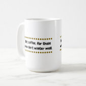 Winter Kaffeetasse (Vorderseite Links)