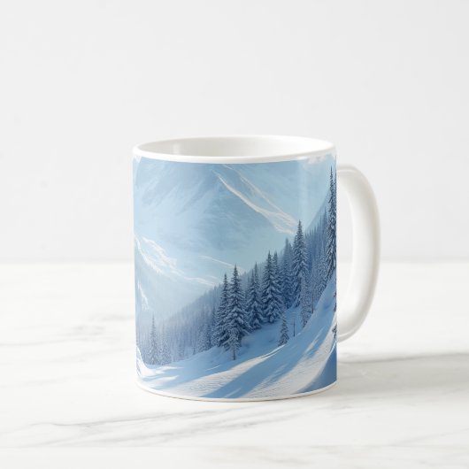Winter Kaffeetasse (VorderseiteRechts)