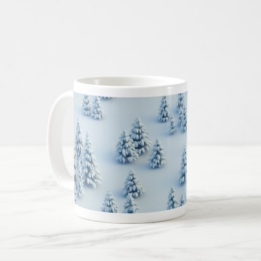 Winter Kaffeetasse (Vorderseite Links)