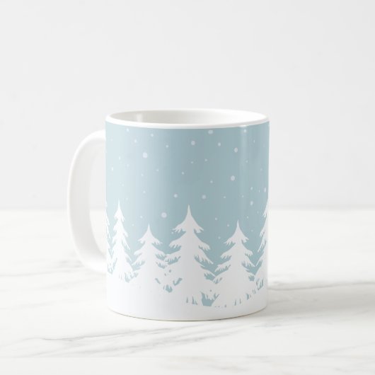 Winter Kaffeetasse (Vorderseite Links)