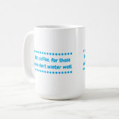 Winter Kaffeetasse (Vorderseite Links)