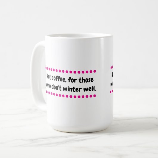 Winter Kaffeetasse (Vorderseite Links)