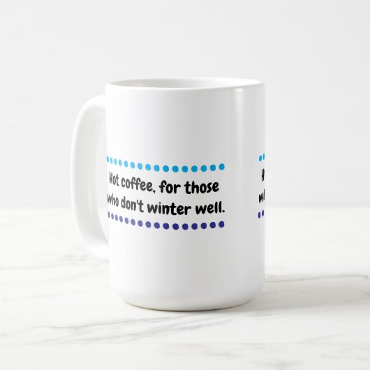 Winter Kaffeetasse (Vorderseite Links)