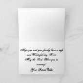 Winter Kardinal Feiertagskarte (Innenseite)