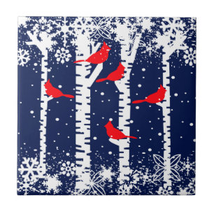 Winter-Kardinal Fliese