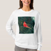 Winter-Kardinal im Schneesturm - Verbessert T-Shirt (Vorderseite)