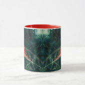 Winter-Kardinal im Schneesturm - Verbessert Tasse (Zentrum)