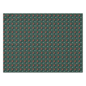 Winter-Kardinal im Schneesturm - Verbessert Tischdecke (Vorderseite (Horizontal))