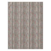 Winter-Kardinal in Birkenbäumen Tischdecke (Vorderseite)