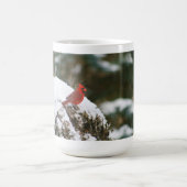 Winter Kardinal Kaffee Tasse (Mittel)