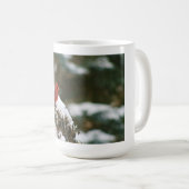 Winter Kardinal Kaffee Tasse (VorderseiteRechts)