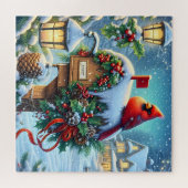 Winter-Kardinal-Rätsel Puzzle (Horizontal)