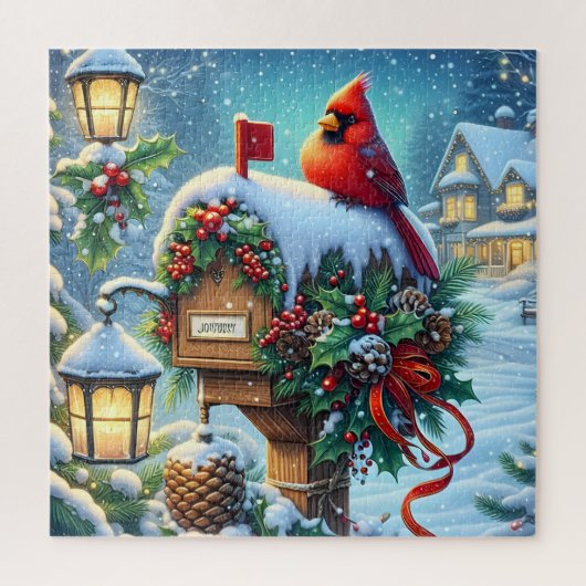 Winter-Kardinal-Rätsel Puzzle (Vertikal)