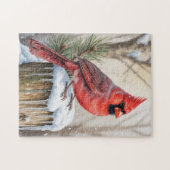 Winter-Kardinal-Rätsel Puzzle (Horizontal)