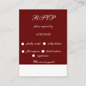 Winter Kardinal UAWG Postkarte (Rückseite)