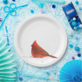 Winter-Kardinals-Party-Platte Pappteller (Party)