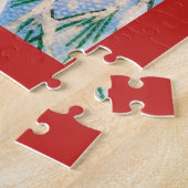 Winter-Kardinals-Puzzlespiel Puzzle (Seite)