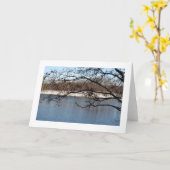 Winter Karte (Gelbe Blume)