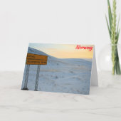 Winter Karte (Vorderseite)