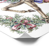Winter Karussell Pen und Tinte Zeichnend Poster (Ecke)