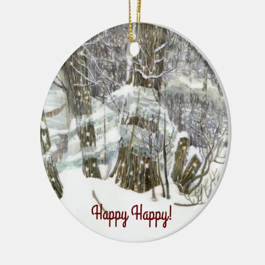 Winter Keramik Ornament (Links)