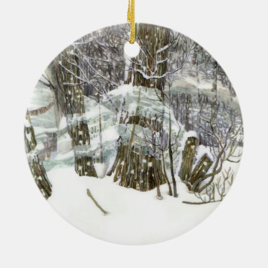 Winter Keramik Ornament (Hinten)
