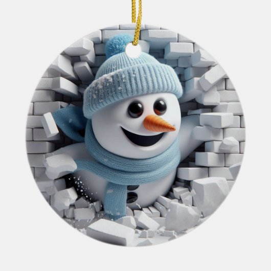 Winter Keramik Ornament (Vorne)