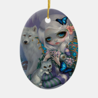 Winter-Keramik-Ornament Keramik Ornament
