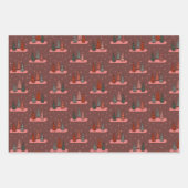 Winter Kids Gift Wrap Set Geschenkpapier Set (Vorderseite 3)