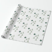 Winter-Kiefern-Geschenkpapier Geschenkpapier (Ungerollt)