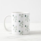 Winter-Kiefern-Geschenkpapier Kaffeetasse (Links)