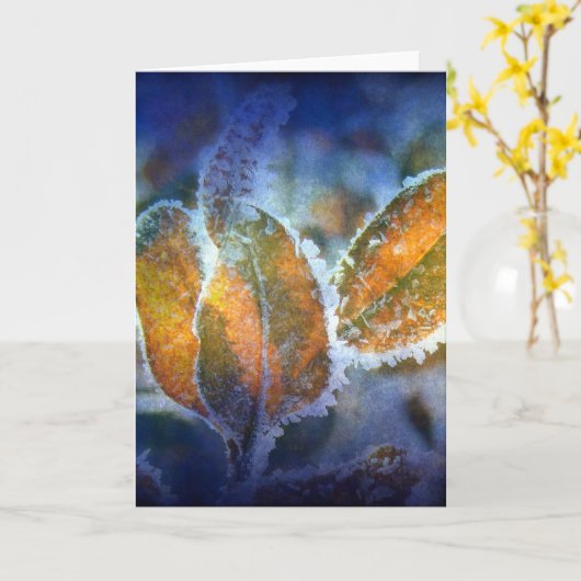 Winter-Kill-jeden Anlaß Karte (Gelbe Blume)