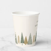 Winter Kindergeburtstag Party Pappbecher (Rechts)