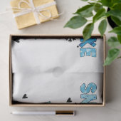 Winter Kisses individualisieren Seidenpapier (Geschenk)