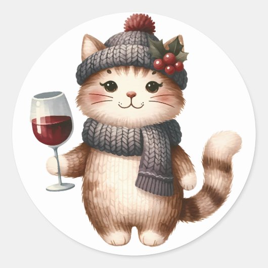 Winter Kitten Stickers (Vorderseite)