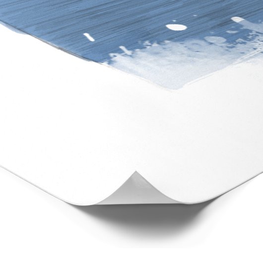 Winter koala poster (Ecke)