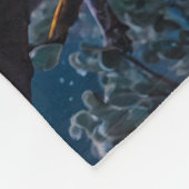 Winter Koala und Südlichter Fleecedecke (Ecke)