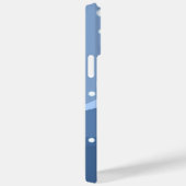 Winter Kokeshi Doll - Blue Mountain Geisha Girl Case-Mate iPhone Hülle (Rückseite / Rechts)