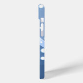 Winter Kokeshi Doll - Blue Mountain Geisha Girl Case-Mate iPhone Hülle (Rückseite / Links)