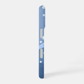 Winter Kokeshi Doll - Blue Mountain Geisha Girl iPhone 16 Hülle (Rechte Seite)